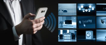 Symbolbild Smartphone Bedienung Home-Security